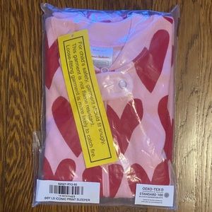 Hanna Andersson Valentine Heart Sleeper